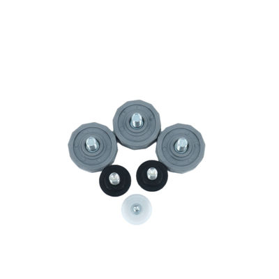 Custom Size ABS/PS/TPU Plastic Caster Parts Overmolding Gear Bulk OEM