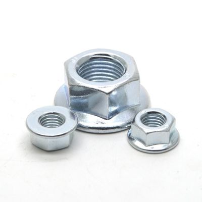 Good price Hex Flange Lock Nuts CNC Custom / Standard Sizes Hex Nuts online